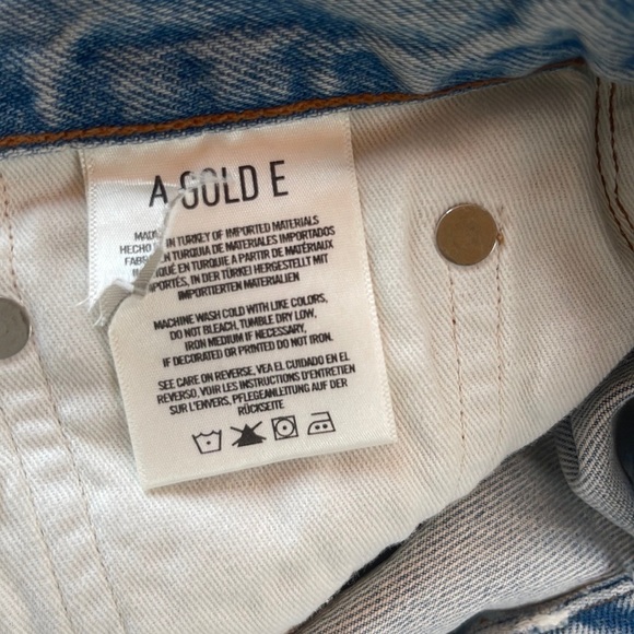 Agolde rip short jeans size 30 - Picture 5 of 13